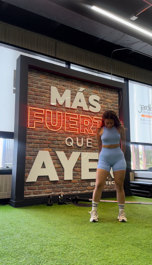 Biker renacer azul bebe seamless